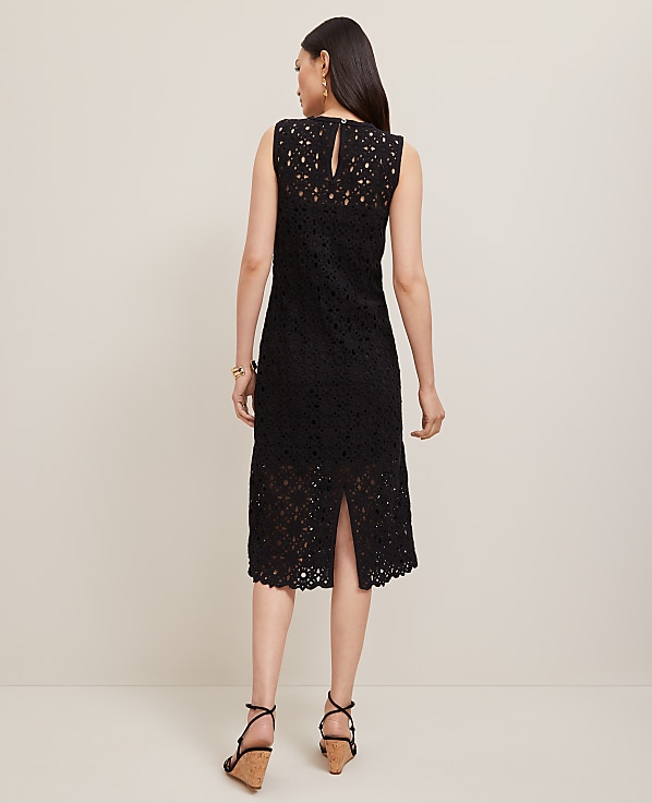 Crochet Midi Sweater Dress
