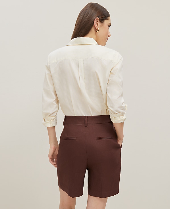The Long Short in Linen Blend