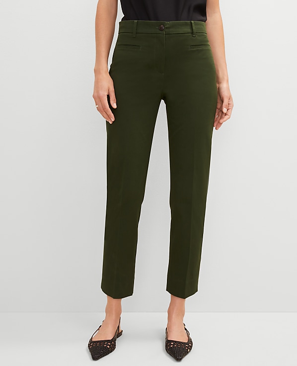 The Petite Cotton Crop Pant