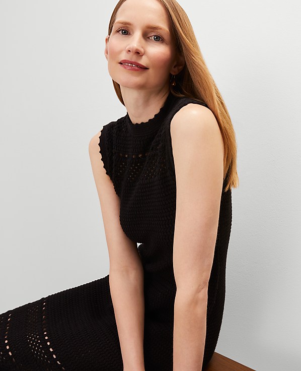 Crochet Midi Dress