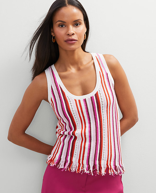 Fringe Striped Shell
