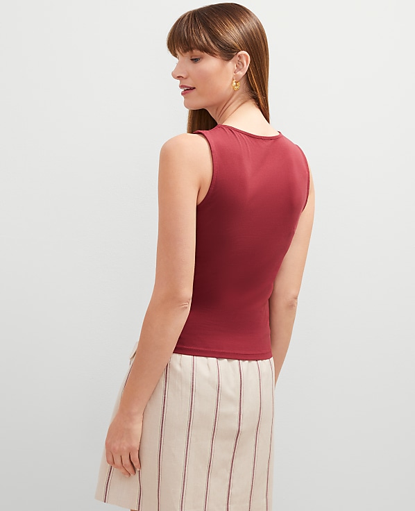 Petite Crew Neck Shell