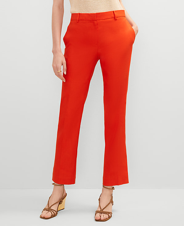 The Eva Ankle Pant in Linen Blend