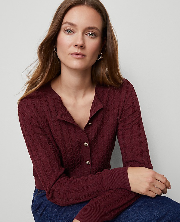 Mixed Cable Cardigan