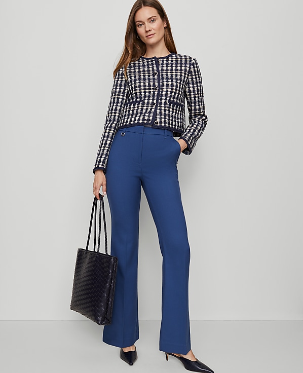 The Slim Flare Trouser in Bi-Stretch