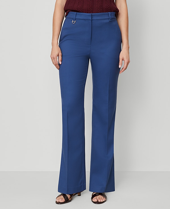 The Slim Flare Trouser in Bi-Stretch - Curvy Fit