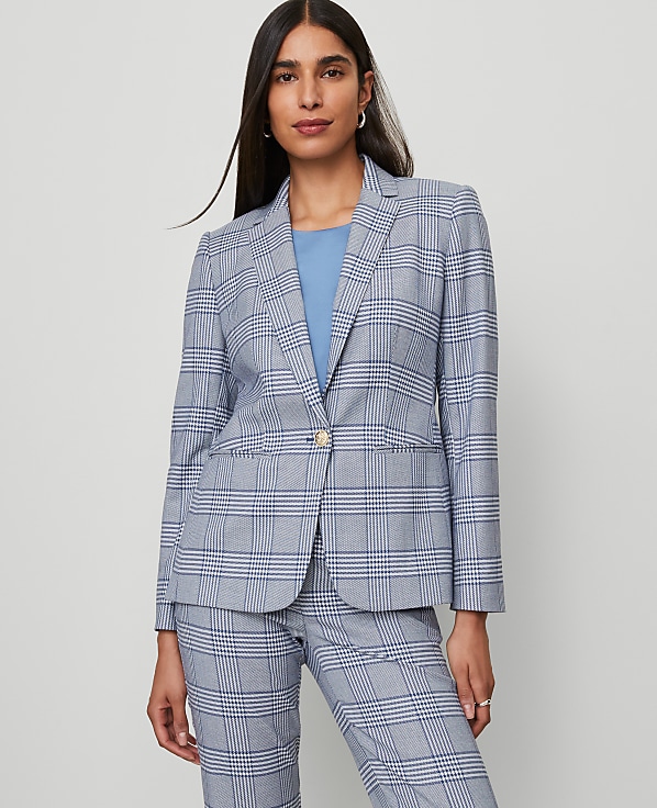 The Hutton Blazer in Glen Check