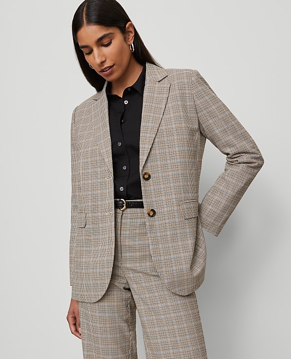 The Petite Madison Blazer in Plaid