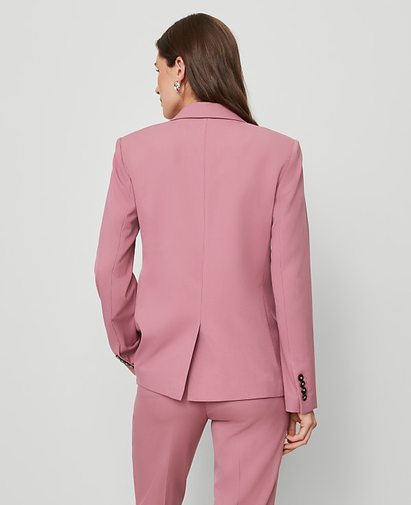 The Single Button Blazer in Ponte