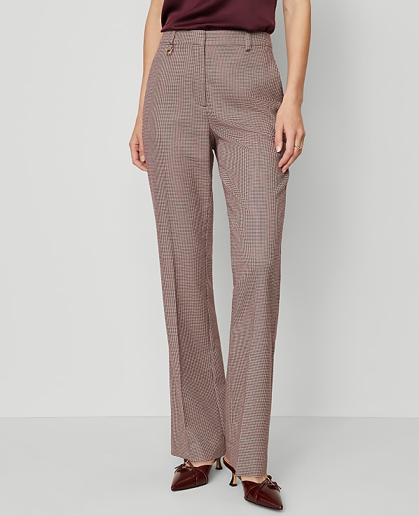The Slim Flare Trouser in Houndstooth