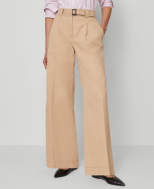 The Belted Wide-Leg Pant