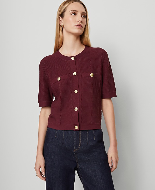 Textured Stitch Cardigan