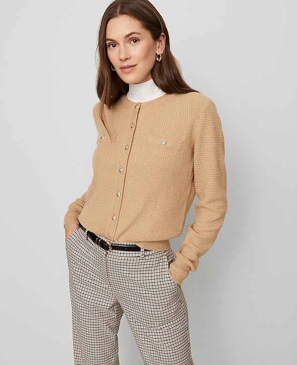 Petite Textured Cardigan