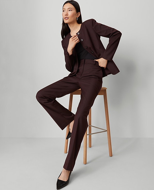 The High Rise Slim Trouser