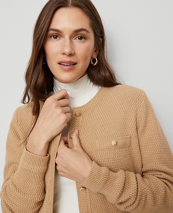 Petite Textured Cardigan