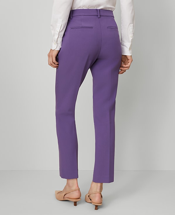 The Petite Eva Ankle Pant in Doubleweave