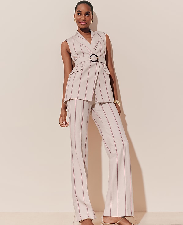 The Jayne Trouser in Pinstripe