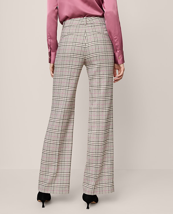 The Petite Jayne Trouser in Plaid - Curvy Fit