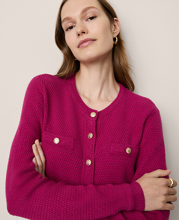 Textured Cardigan