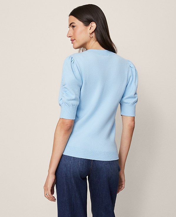 Weekend Ruched Sweater Tee