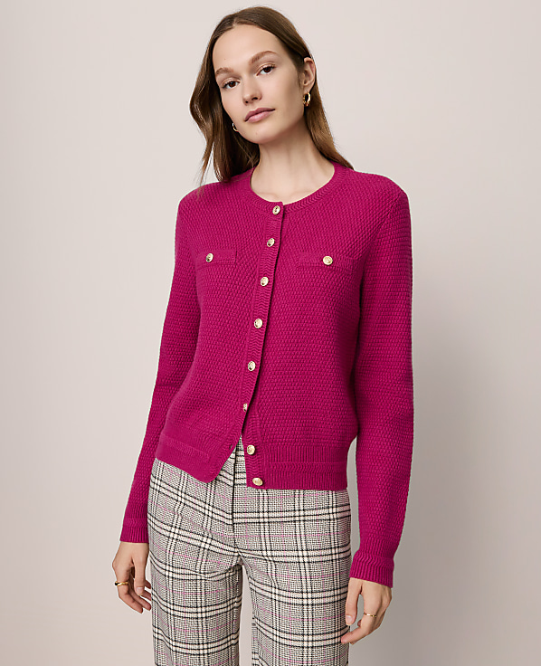 Textured Cardigan
