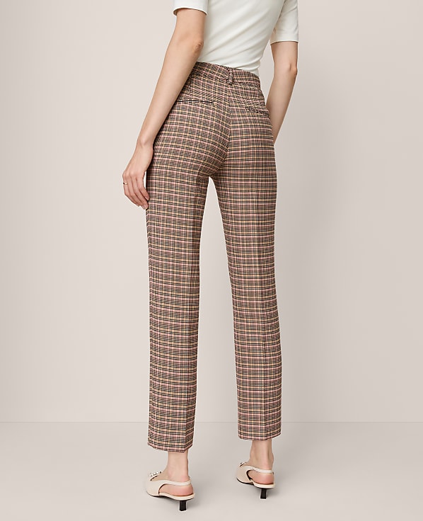 The Petite Eva Ankle Pant in Houndstooth
