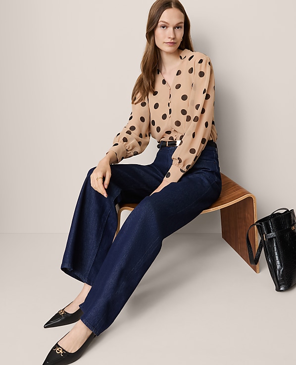 The Petite Wide-Leg Jean