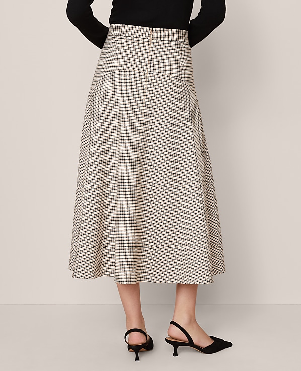 Houndstooth Full Skirt