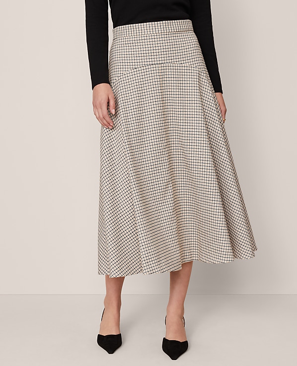 Houndstooth Full Skirt