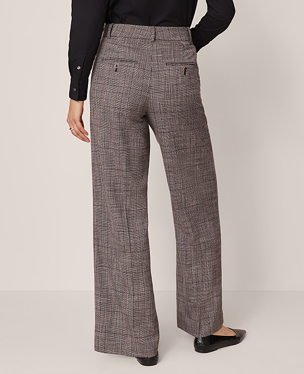 The Wide-Leg Pant in Plaid
