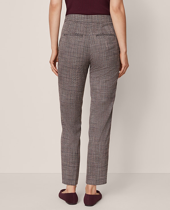 The High Rise Ankle Pant in Plaid