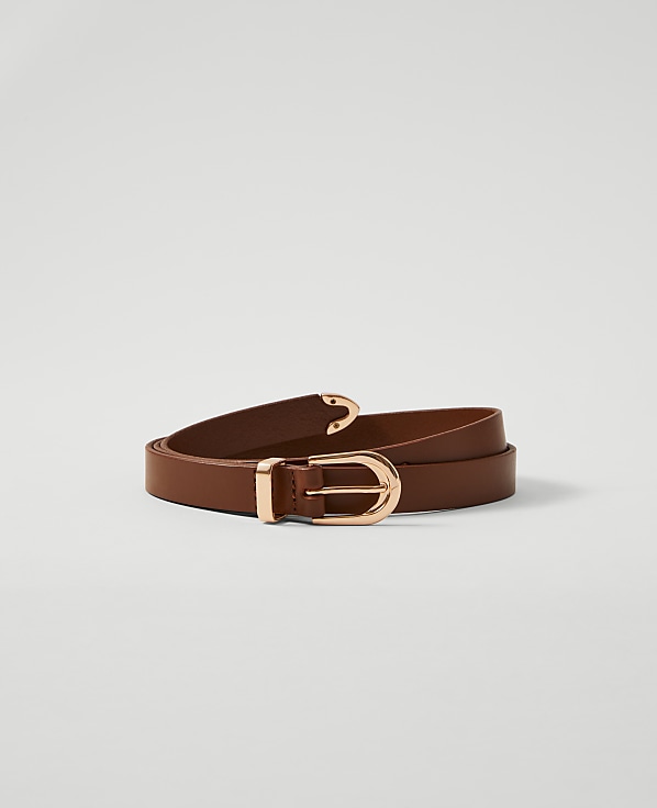 Skinny Leather Belt