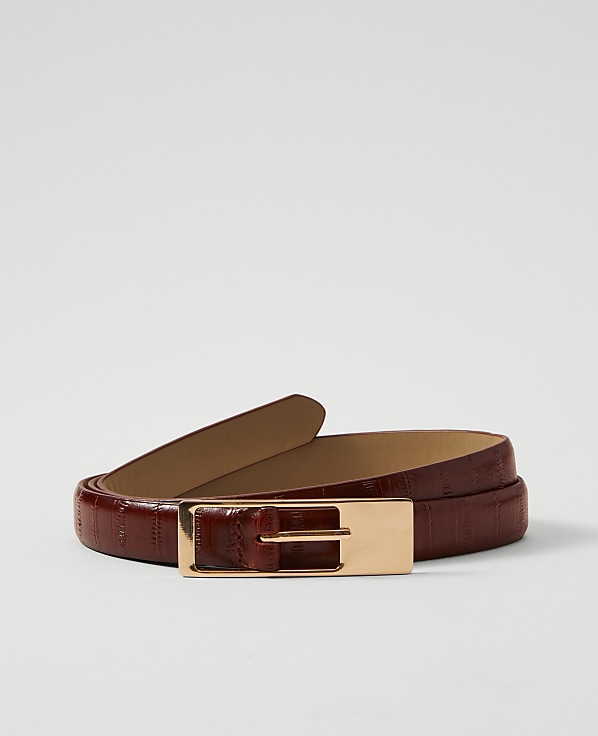 Embossed Leather Belt