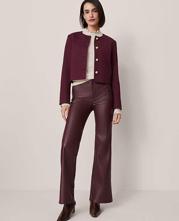 The Crew Neck Jacket in Ponte