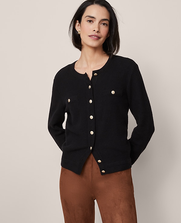 Textured Cardigan