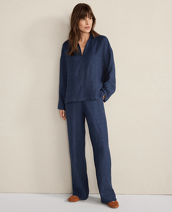 Haven Well Within Linen Straight Leg Pants