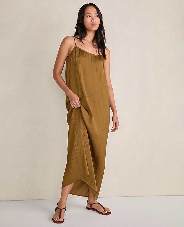 Haven Well Within Silky Pleated Maxi Dress