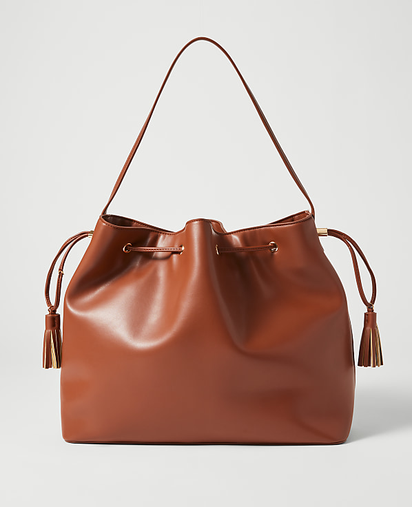Weekend Drawstring Bucket Bag