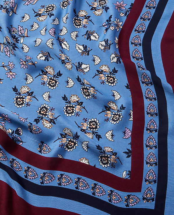Floral Square Scarf