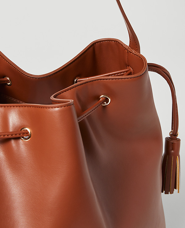 Weekend Drawstring Bucket Bag