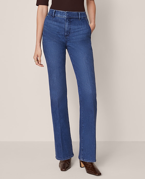 Petite Mid Rise Boot Jean in Metropolitan Wash