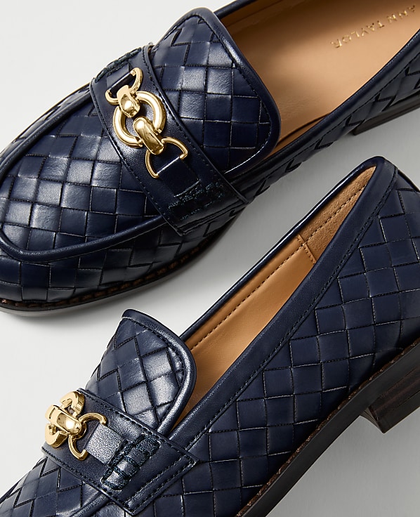 Horsebit Woven Loafer