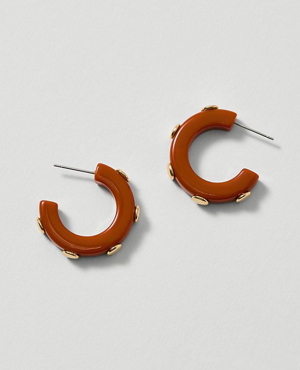 Studded Mini Hoop Earrings