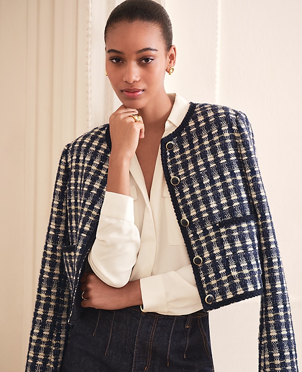 Tweed Patch Pocket Jacket