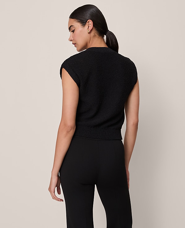 Boucl&eacute; Sweater Vest