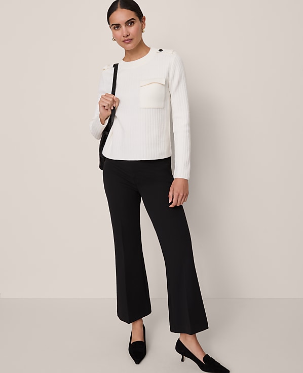 The Side Zip Flare Pant