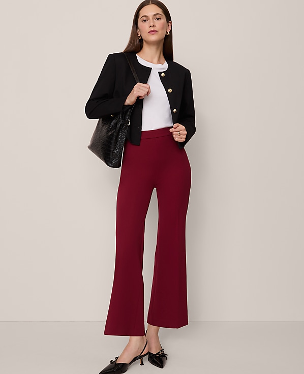 The Side Zip Flare Pant