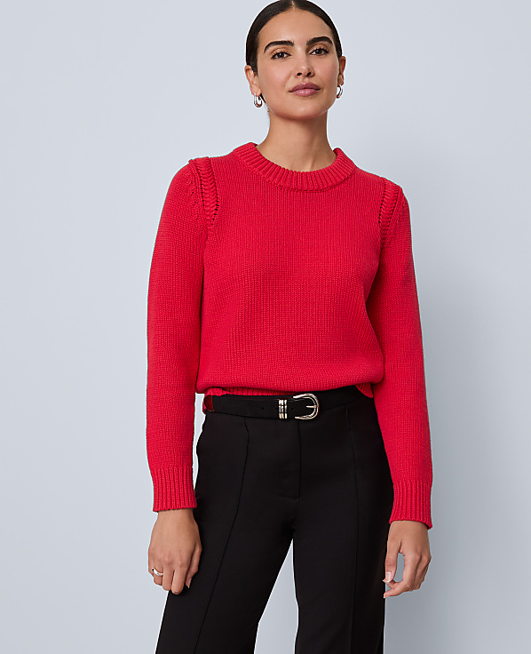 Petite Chunky Wedge Sweater