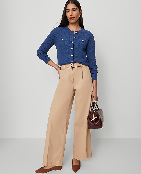 The Belted Wide-Leg Pant