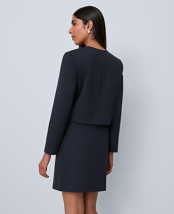 The Crew Neck Jacket in Ponte